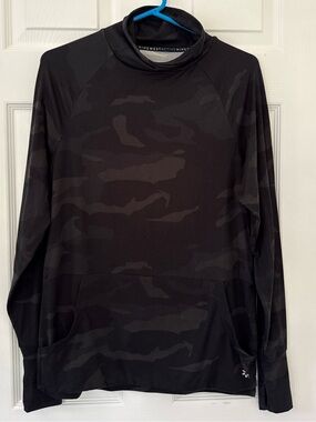 Nine West Active Black Top with Contrasting Blue Detail